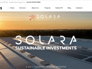 Website Design & Development <br/> for Renewable Energy Company